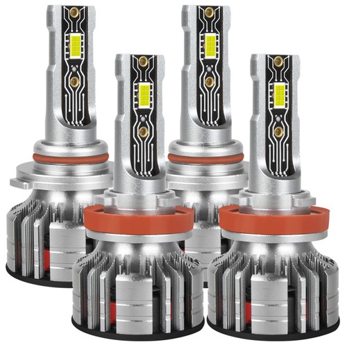 For Subaru Forester 2009-2018 LED Headlights High/Low Beam Bulbs Combo White A8D - Bild 2 von 16