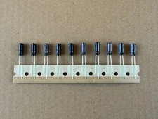 10 New Nichicon KL 10 uf 50v Radial Capacitors 2023 10uf Low Leakage UKL