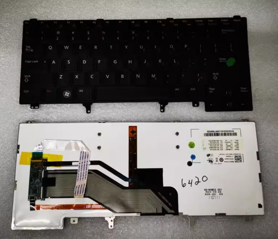 Dell Latitude e6220 e6320 e6420 e6520 DVDRW CDRW内蔵ドライブforラップトップノートブック DELL JD6K8 Latitude E5420 E5520 E6320 E6420 US Backlit Keyboard