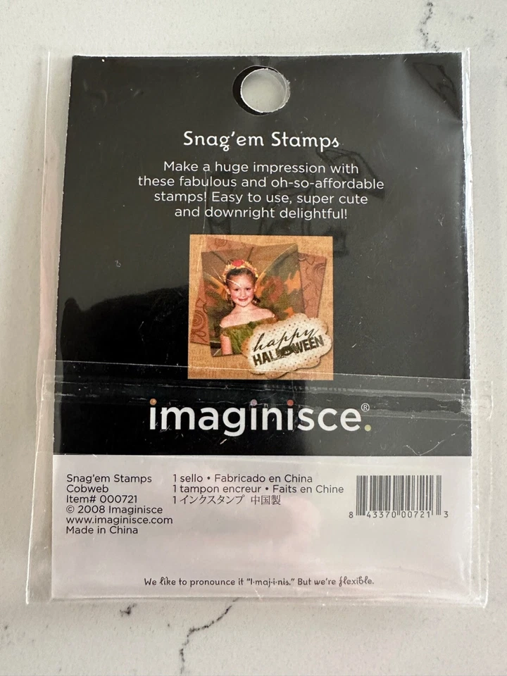 Imaginisce Hallowhimsy Collection ¡Sello transparente espeluznante!  Artesanías para álbumes de recortes Foto 2 de 4