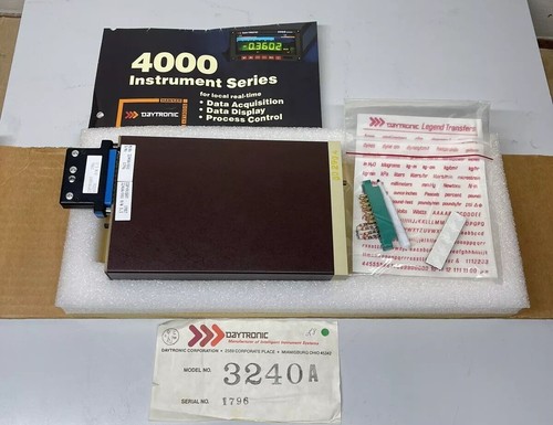 DAYTRONIC 3240A FREQUENCY CONDITIONER/INDICATOR 105-135 VAC 10 WATTS 50-400 HZ - Picture 3 of 4