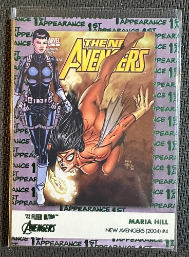 Fleer Ultra Avengers 2022 primera aparición lámina verde Maria Hill #FA-11 - Imagen 1 de 2
