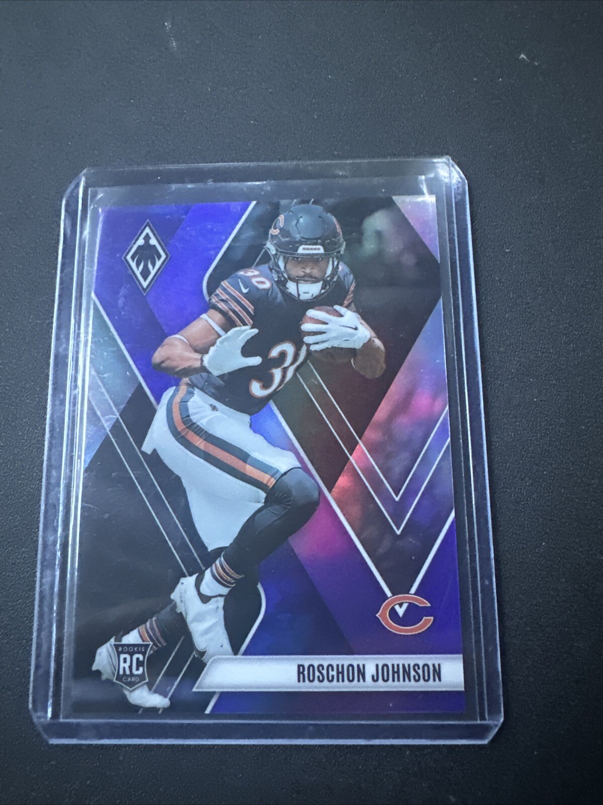 2023 Panini Phoenix - Rookies Purple #132 Roschon Johnson /125 (RC)