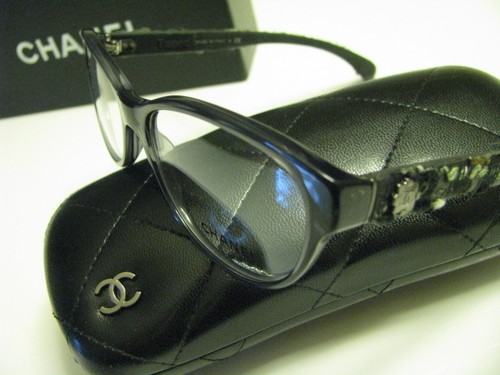 NEU Original Chanel 3243 C.1191 Tweed DUNKEL TRASP GRAU Brille - Bild 6 von 12