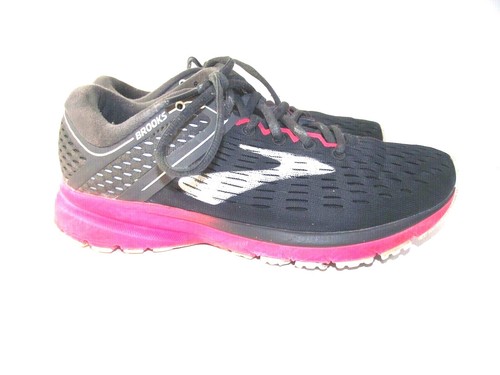 Brooks Women's Ravenna 9 1202691B027 Black/Red Running Shoes Lace-Up Sz 8M (5) - Picture 3 of 10