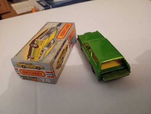 Matchbox Superfast 74 1978 Mercury Cougar Villager MINT in Very Near Mint Box - Foto 6 di 7
