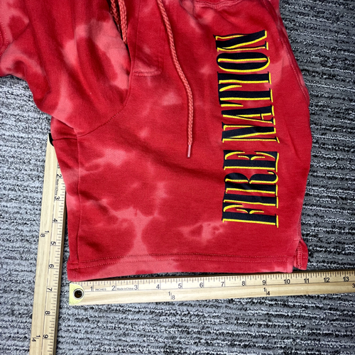 Avatar Size XS Boys Shorts Sweat Athletic Wear Gym Activewear Red - Picture 3 of 10