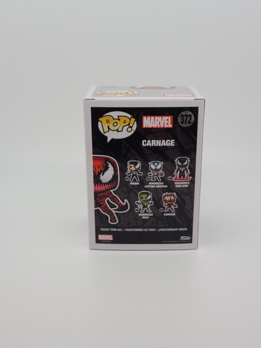 Funko Pop! Marvel Venom Carnage #372 FYE Exclusive - W/Protector! - Picture 3 of 8
