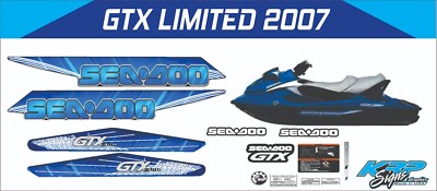SEADOO GTX 2002 DI Graphics / Decal / Sticker Kit GREEN CUSTOM | KRP SEADOO GTX 2002 DI Graphics / Decal / Sticker Kit GREEN CUSTOM | KRP