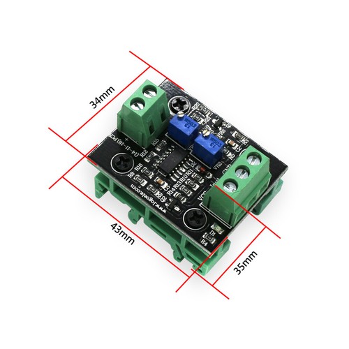 0 10V zu 4 20mA Spannung zu gegenwärtigem Konverter Modul für industrielle - Bild 4 von 7