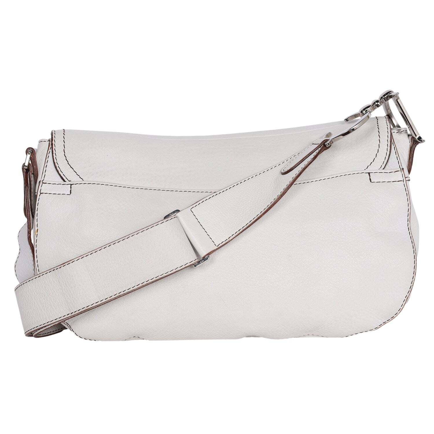 Christian Dior Leather Saddle Messenger Bag (Authentic Pre-Owned) Cross Body Bag - Picture 2 of 11