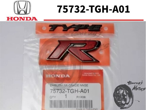Honda Genuine CIVIC TYPE-R FK8 Emblem Front TypeR Plate OEM JDM 75732-TGH-A01 - Picture 17 of 17
