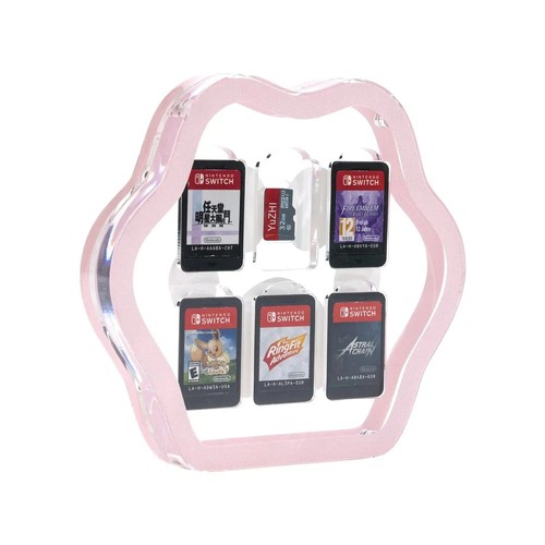 Switch Card Box Transparent Acrylic Cat Claw NS Game Card Cassette Storage Box