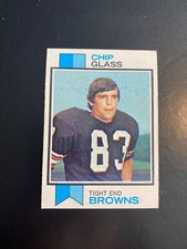 1973 TOPPS FOOTBALL #203 CHIP GLASS!! $1 SHIPPING!!