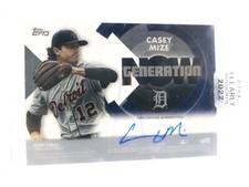 2022 Topps Clearly Authentic Generation Now Auto Casey Mize GNA-CM.🔥⚾️🔥