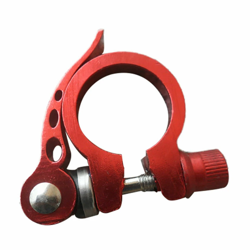 34,9 mm 31,8 mm 28,6 mm Bicicleta BMX MTB Aleación de aluminio Tija de sillín Abrazadera anodizada Foto 3 de 4