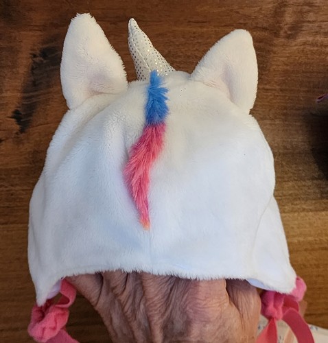 Per bambole 18" ~ cappello unicorno, borsone palestra glitter, biancheria intima, occhiali e scarpe - Foto 3 di 9