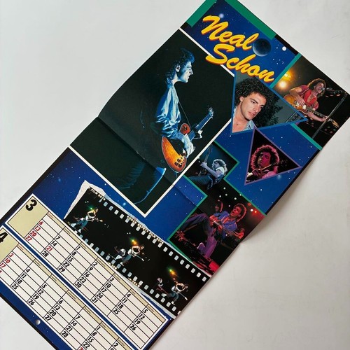 Póster calendario promocional original Journey / Frontiers 1983 CBS Sony Japón 10x10 pulgadas - Imagen 3 de 11