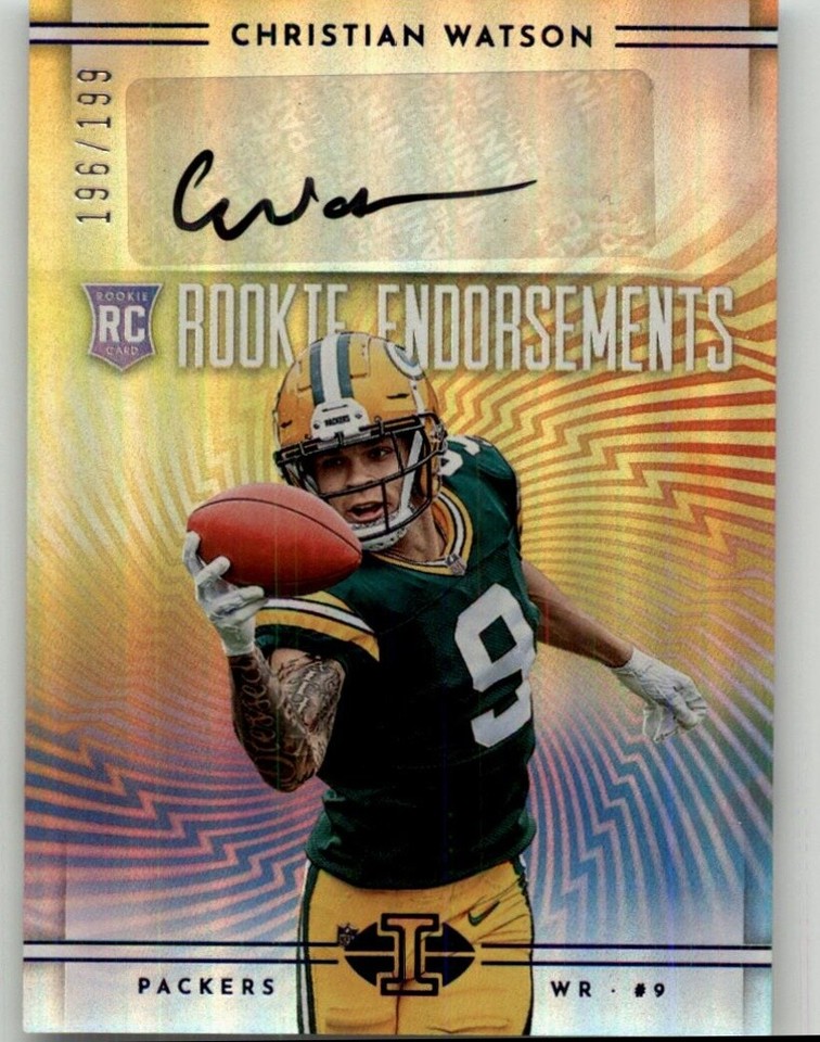 2022 Panini Illusions Christian Watson #RE-CW - 1 of 1