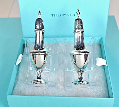Tiffany & Co antica bellissima coppia di peperoni in argento sterling, c1853:87,4 g - Foto 21 di 22
