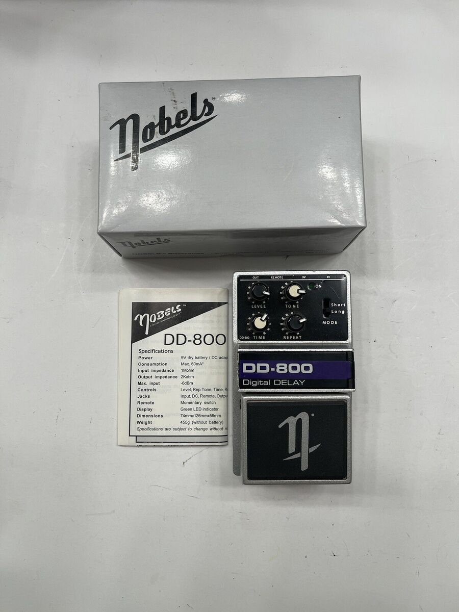 ギター Nobels DD-800 Digital Delay Nobels DD-800 Digital Delay Echo Rare Vintage Guitar Effect
