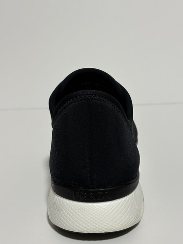 Authentic Prada Black Neoprene Slip-On Sneakers Size EUR 39 - Picture 12 of 24