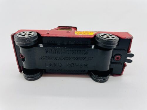 Vintage Corgi Juniors Jr Whizzwheels Red Land Rover Tow Truck - Picture 7 of 8