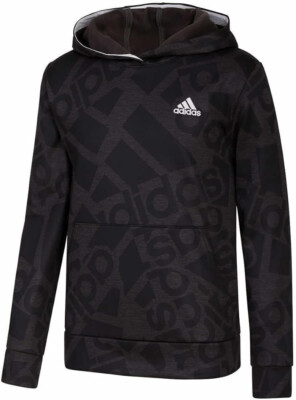 Adidas Youth Pullover Hoodie Sweatshirt (Dark Grey, XL 18/20) NWT