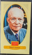 2012 Panini Golden Age Dwight D. Eisenhower Mini Brown Broad Leaf Back #61