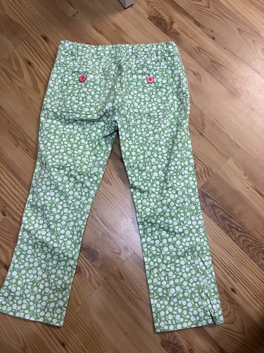Mini Boden Girl Adjustable Pants Sz 13Y Made In Hong Kong Cotton Pants - Picture 3 of 6