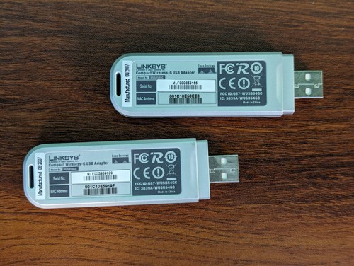 Linksys/CISCO WUSB54GC Compact Wireless-G USB Network Adapter - Picture 2 of 4