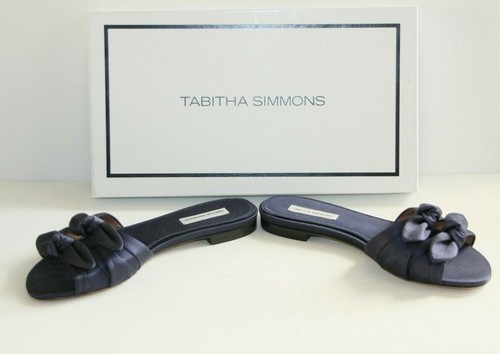 $575 Brand New Tabitha Simmons CLEO Knotted Bow Slide Sandals 36.5 / 6.5 - Picture 6 of 6