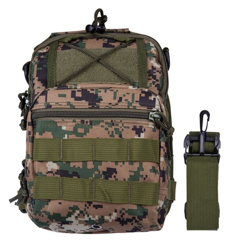 EE. UU. Bolso táctico de cabestrillo para el pecho Mochila para hombre Molle Bandolera Mensajero Paquete de hombro - Imagen 5 de 19