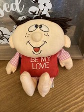 Vtg RUSS WILBUR AND FRIENDS Stuffed Doll BE MY LOVE 1980s Toy Collectible TOYS