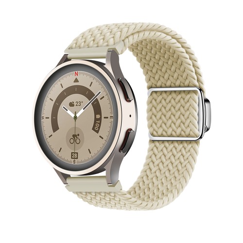 Magnic For Samsung Galaxy Active 2 Watch 4 5 Nylon Braided Bracelet Sport Strap - Picture 14 of 31