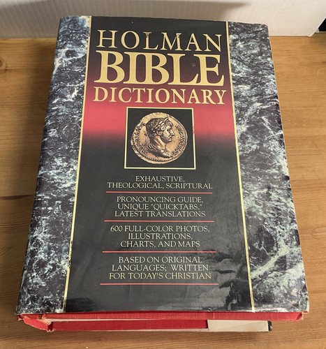 Holman Bible Dictionary Hardcover Book Bible Publishers 1991 1,450 pages!