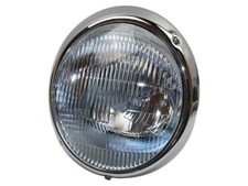 Headlight Headlamp w/ Chrome Edge for Porsche 912 &amp; 911 1965-1989