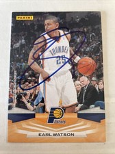 2009 Panini Earl Watson Autographed Card Indiana Pacers #94 CB1483