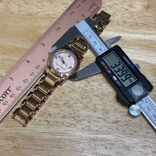 Michael Kors Quartz Watch MK-3159 Women 50m Rose Gold Tone Steel New Batter 5.5" - Picture 6 of 6