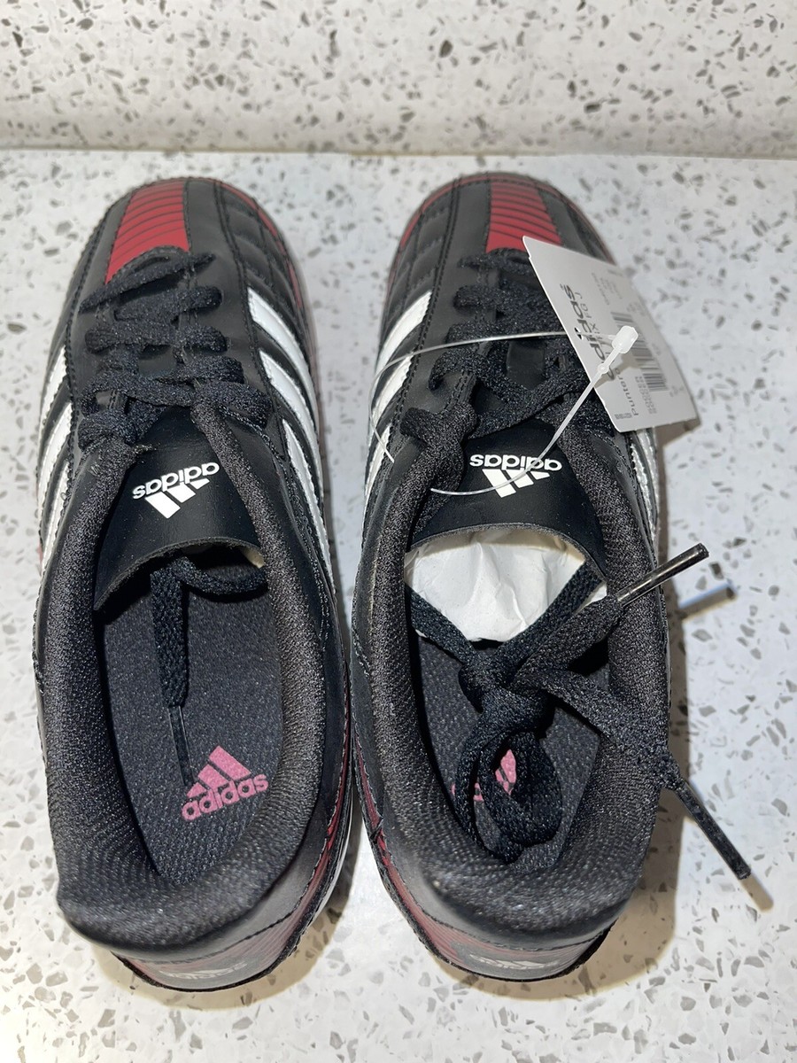 Adidas PUNTERO VI TRX FG Soccer CLEATS Black Shoes Kids Youth Size 3 New