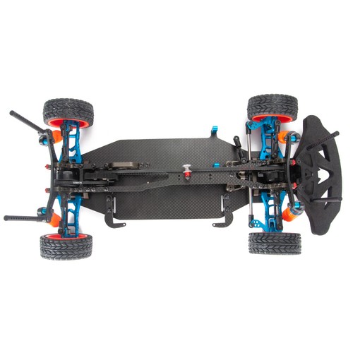 AXSPEED Alloy&Carbon 4WD Drift Racing Car Frame Body Kit 1:10 RC Car Belt Drive - Picture 9 of 12