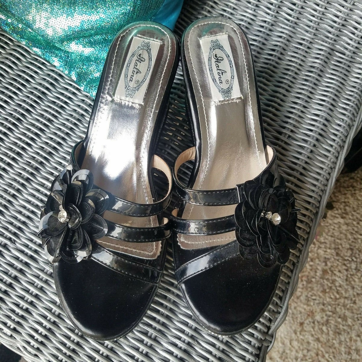 Italina rhinestone cheap sandals
