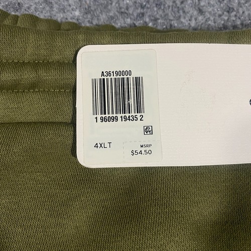 Levi's Jogger Fleece Sweatpants Adult 4XLT 4XL Big Tall Olive Green Gray Stripe - Picture 7 of 23