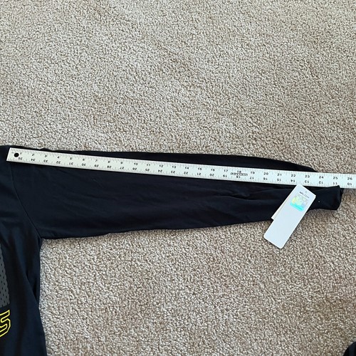 Minnesota Vikings T-Shirt NFL Team Apparel Long Sleeve Mens Size Small Black NEW - Picture 4 of 13