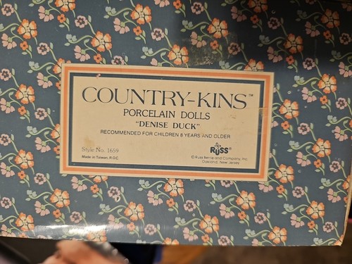 Vintage 1980s Russ Country Kin Porcelain Denise & Daniel Duck - 第 4/5 張圖片