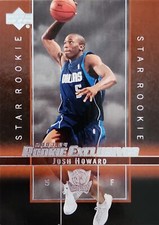 2003 Upper Deck Rookie Exclusives #24 Josh Howard - Dallas Mavericks 