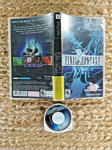 Final Fantasy Sony PSP 2007 20th Anniversary Disc Only Vaulted Square Enix Rare - Picture 2 of 2