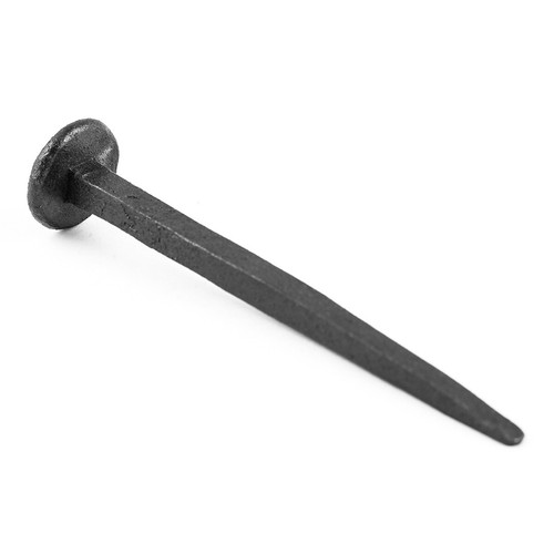 Black Decorative Nail Head Square Hand Forged Iron Pack of 2 Renovators Supply - Picture 5 of 7