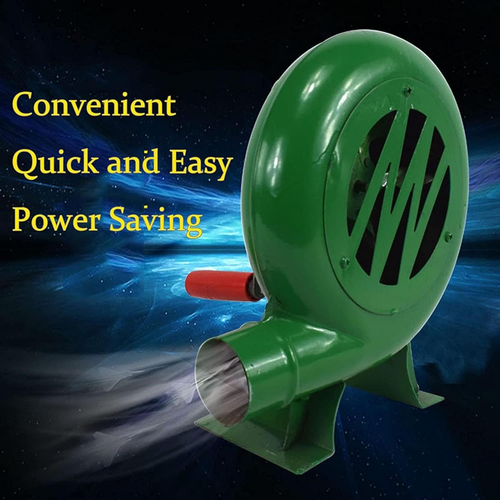 Hand Crank Blacksmith Forge Blower, Iron Gear Popcorn Fan Manual Fan, Barbecue B - Picture 5 of 12