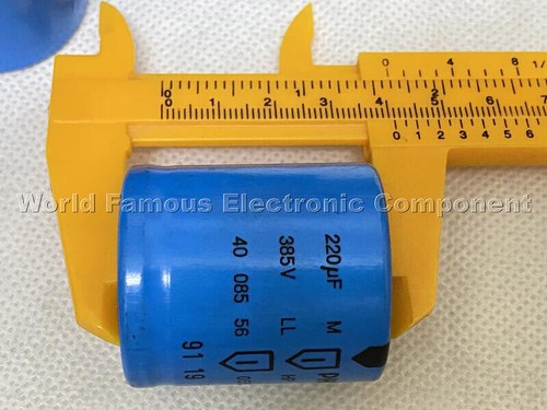 1pcs - PHILIPS 055 220uF 385V Snap-In Capacitor 35x40mm - Used - Picture 3 of 4